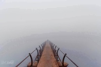 Foggy bridge Pakistan